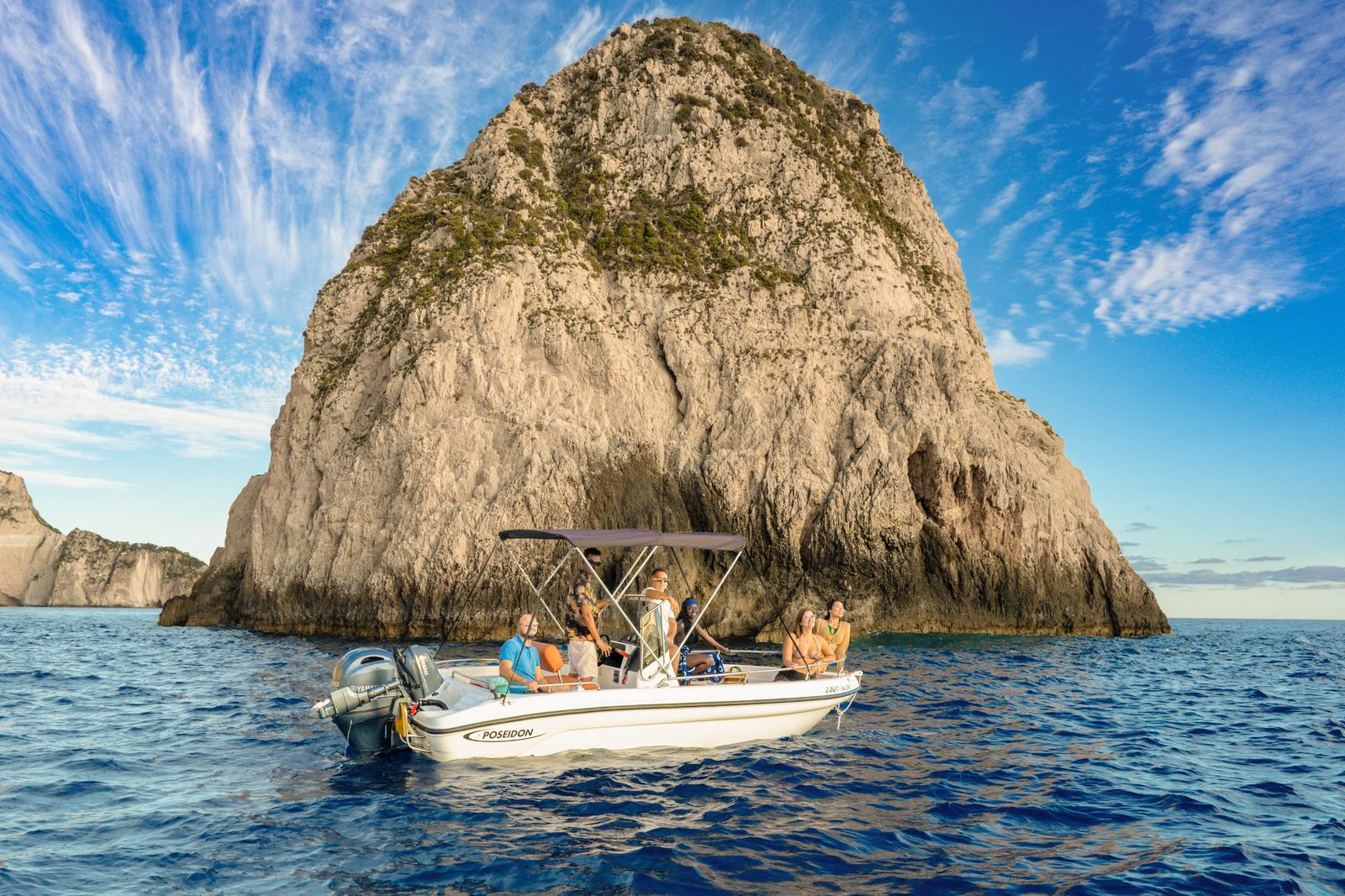 Mizithres-Sonnenuntergangs-Bootsfahrt auf Zakynthos | Tour zur Beobachtung von Meeresschildkröten